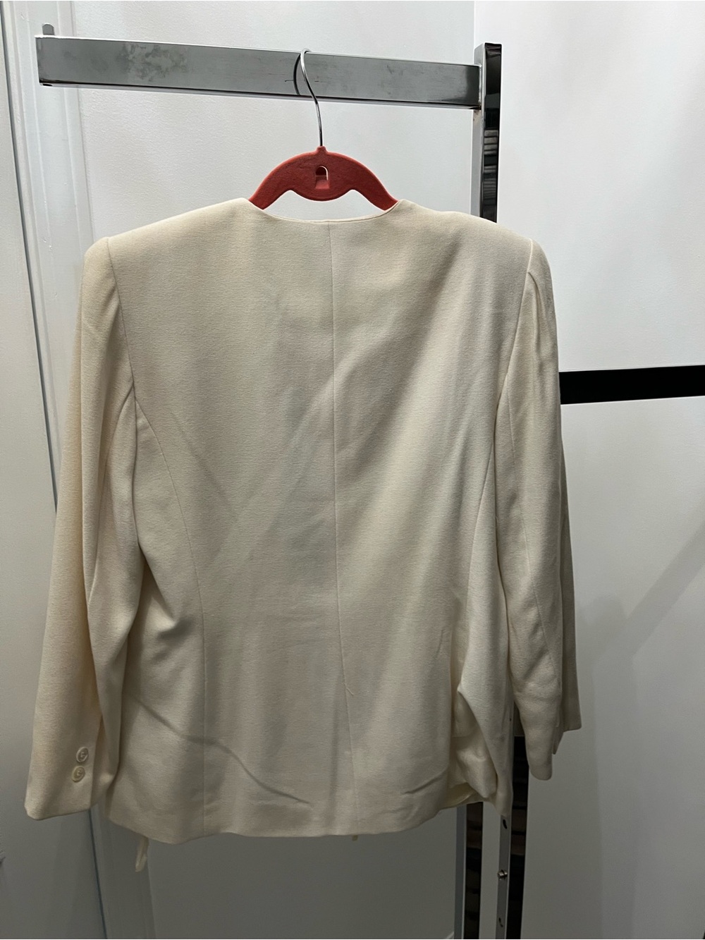Women's Cream Tailored Blazer